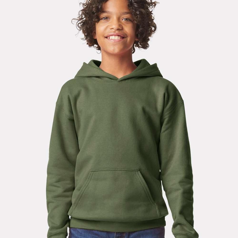 Gilden Youth Softstyle Midweight Hooded Sweatshirt