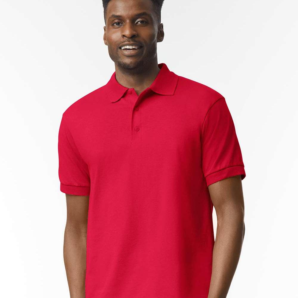 Gilden Mens DryBlend Jersey Polo