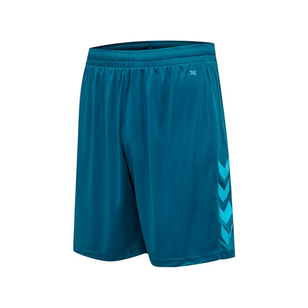 Hummel HmLcore XK Poly Shorts-Blue-Coral