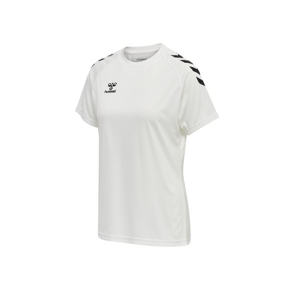 Hummel WOMEN HmLcore XK Cory Poly Tee-White-Black