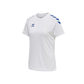 Hummel WOMEN HmLcore XK Cory Poly Tee-White-Blue