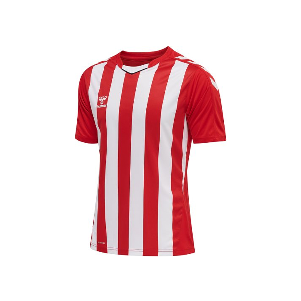 Hummel HmLcore XK Striped Jersey-Red-White