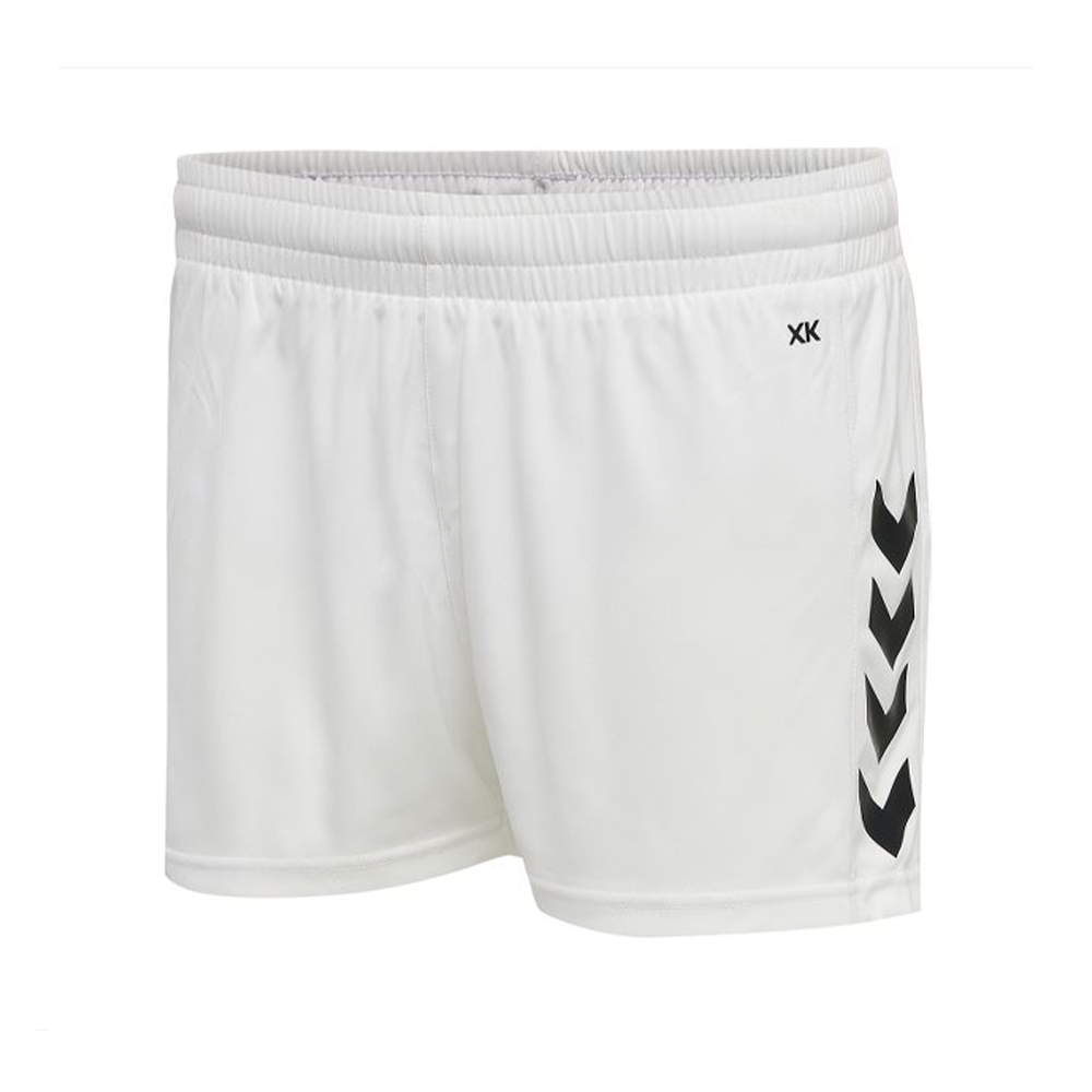 Hummel WOMEN HmLcore XK Poly Shorts-White-Black