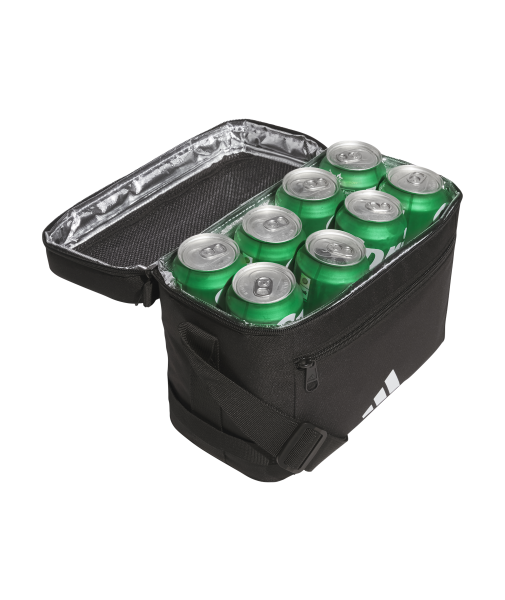adidas 12 Can Cooler Bag, Grey Four/Black