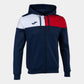 Joma Men's Crew V Full Zip Hoody Jacket