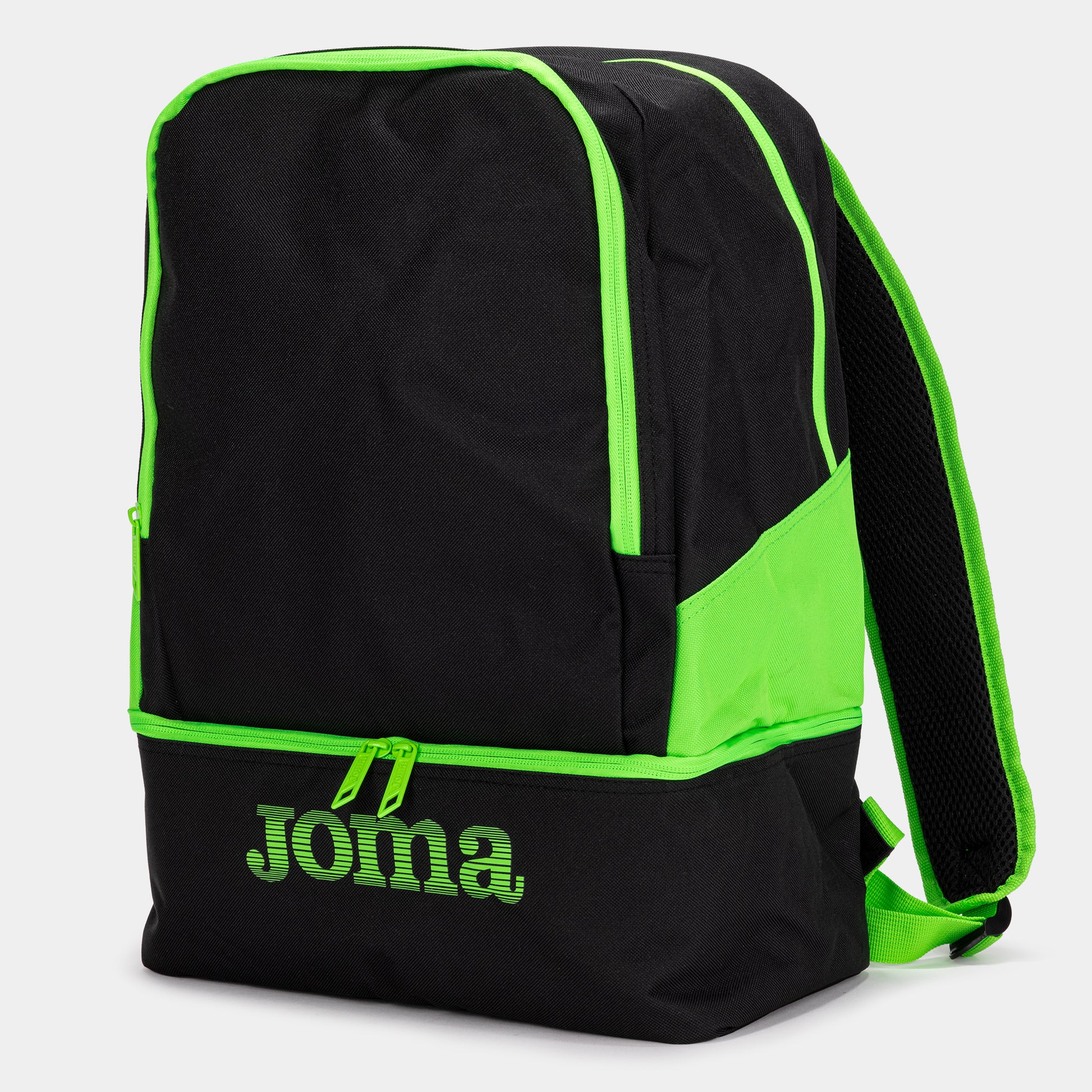 Joma backpack estadio III black-fluor green