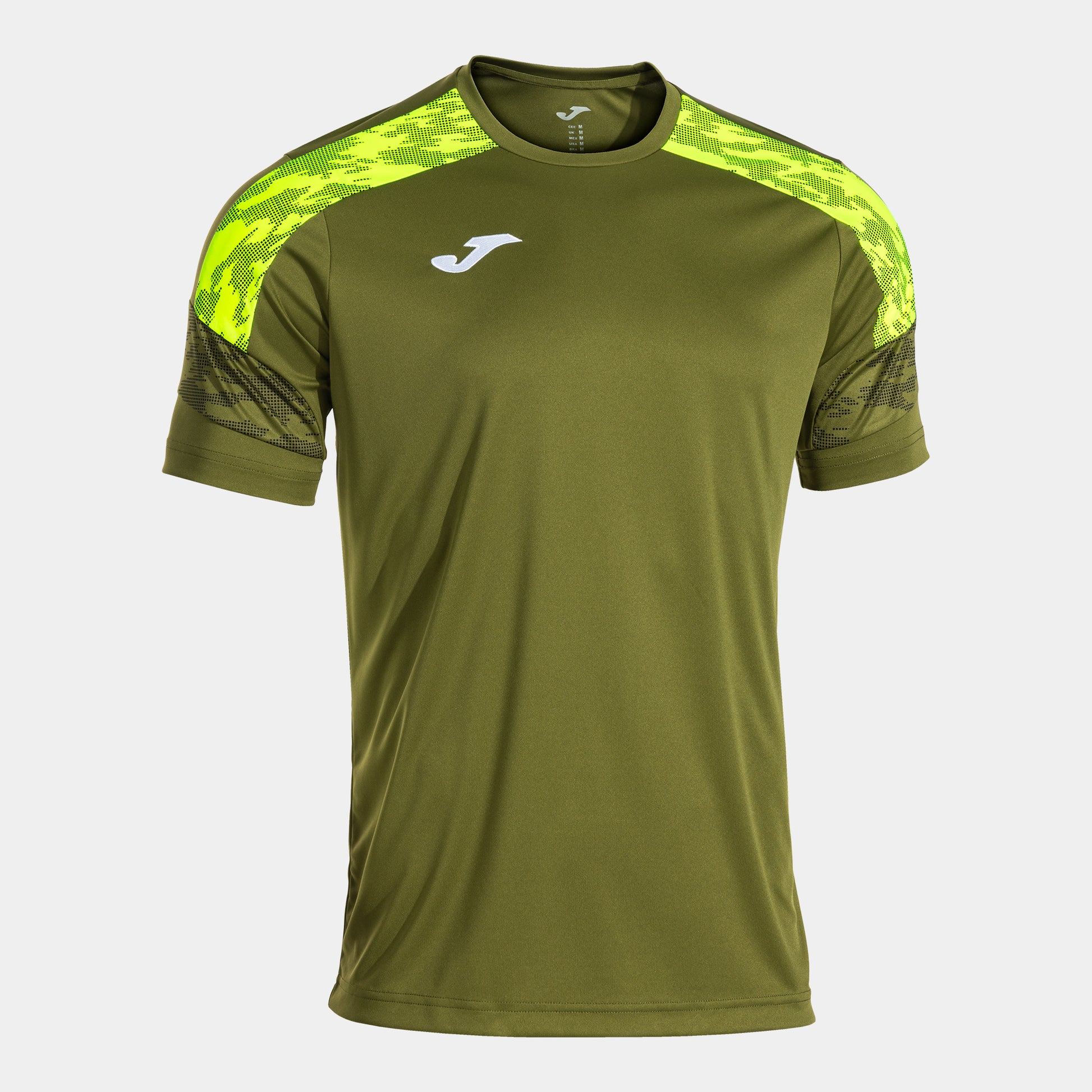Joma Men’s Championship VIII Jersey Kaki/Yellow Fluor