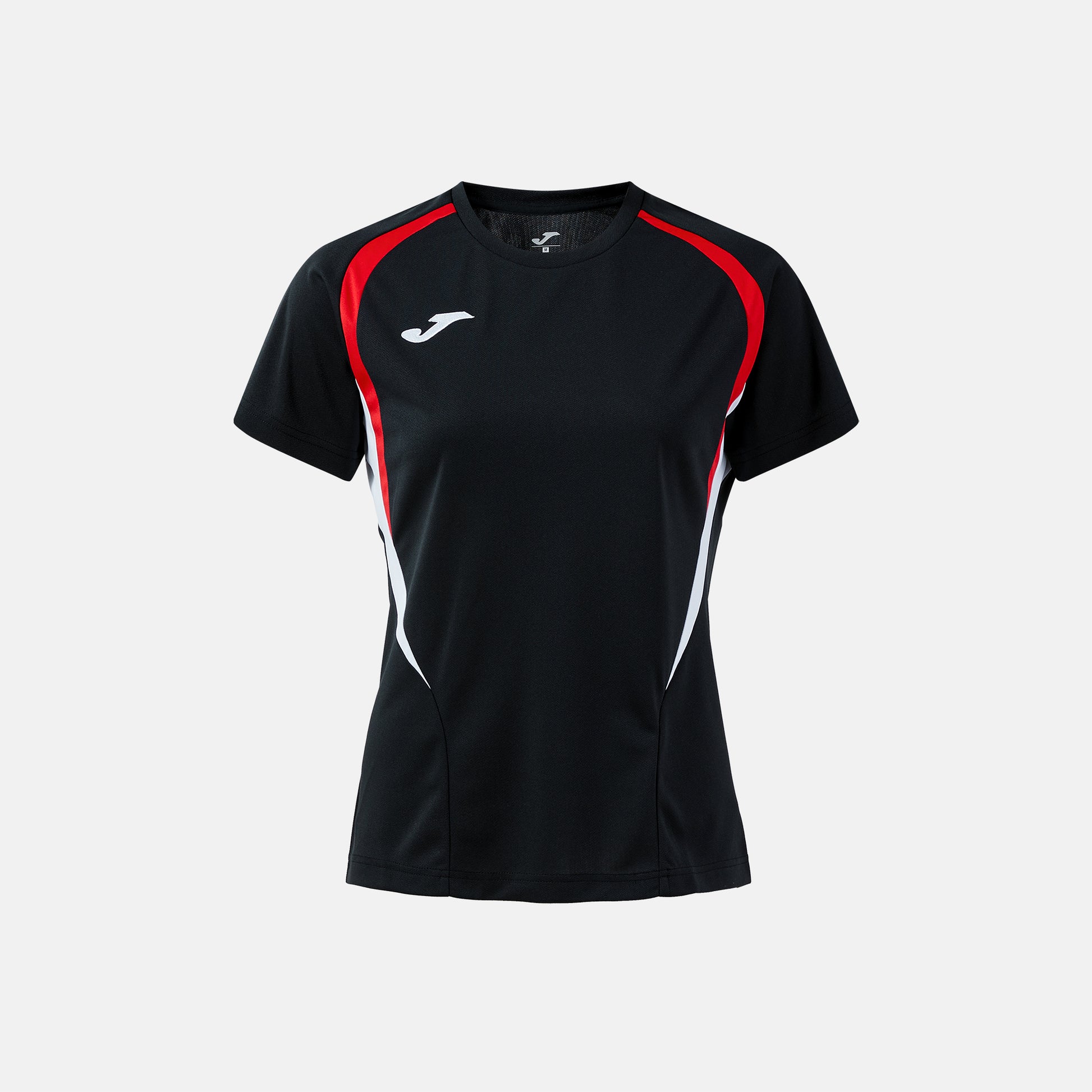 Joma Women Championship 20 T-Shirt Black/Red/White front