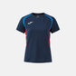 Joma Women Championship 20 T-Shirt Dark Navy/Royal/Red front