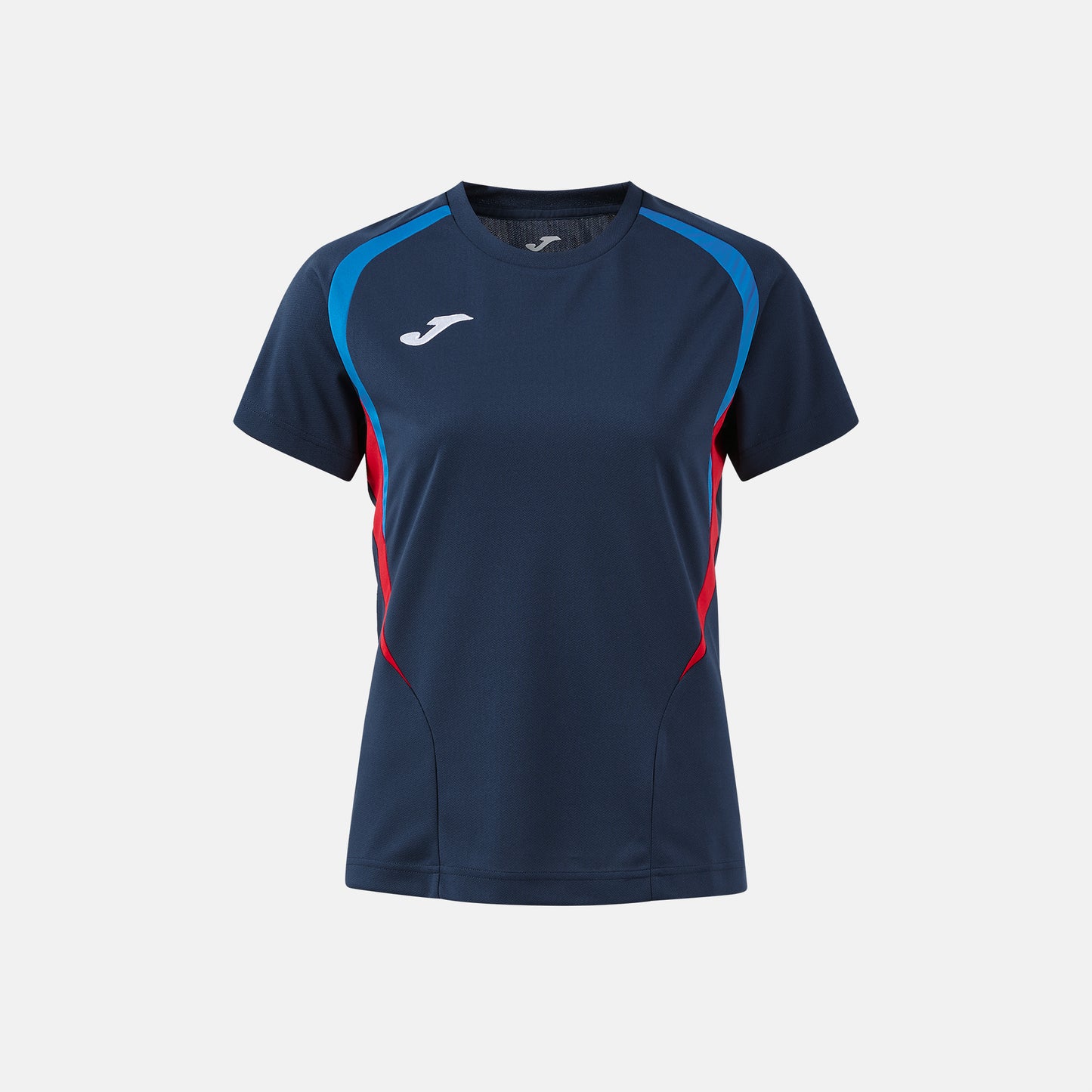 Joma Women Championship 20 T-Shirt Dark Navy/Royal/Red front