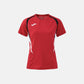 Joma Women Championship 20 T-Shirt Red/Black/White front