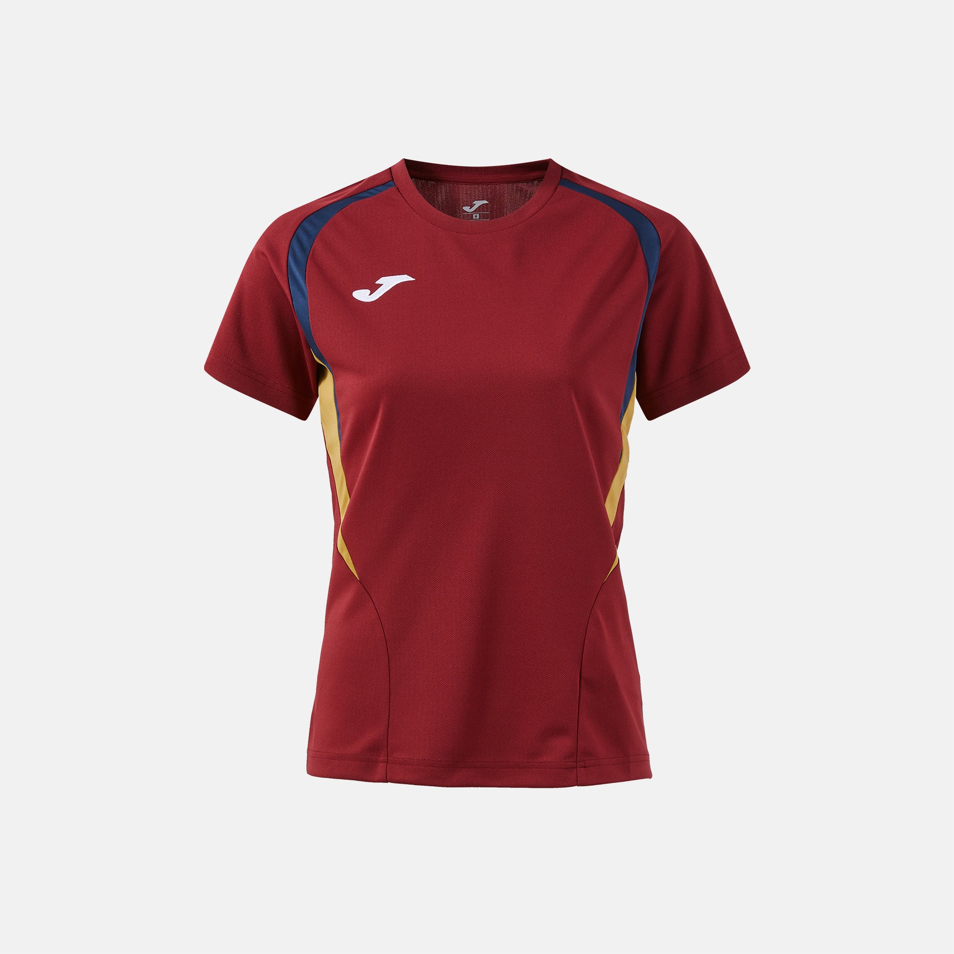Joma Women Championship 20 T-Shirt Ruby/Dark Navy/Gold front