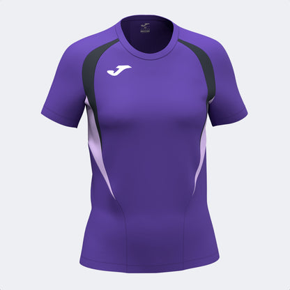 Joma Women Championship 20 T-Shirt Violet/Black/Purple Rose front