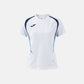 Joma Women Championship 20 T-Shirt White/Dark Navy/Turquoise Fluor front