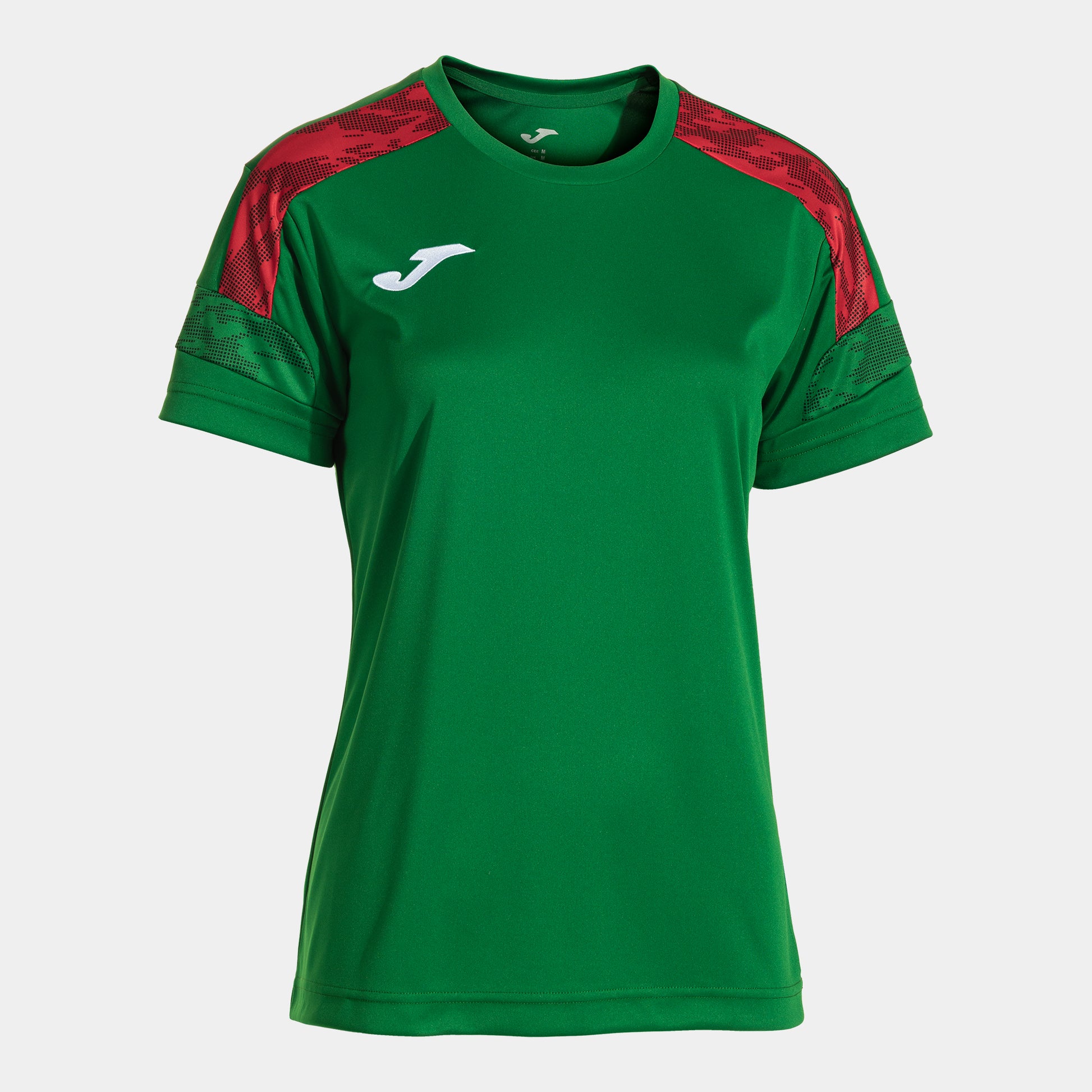Joma Women’s Championship VIII Jersey Green Medium/Red front