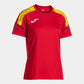 Joma Women’s Championship VIII Jersey Red/Yellow front