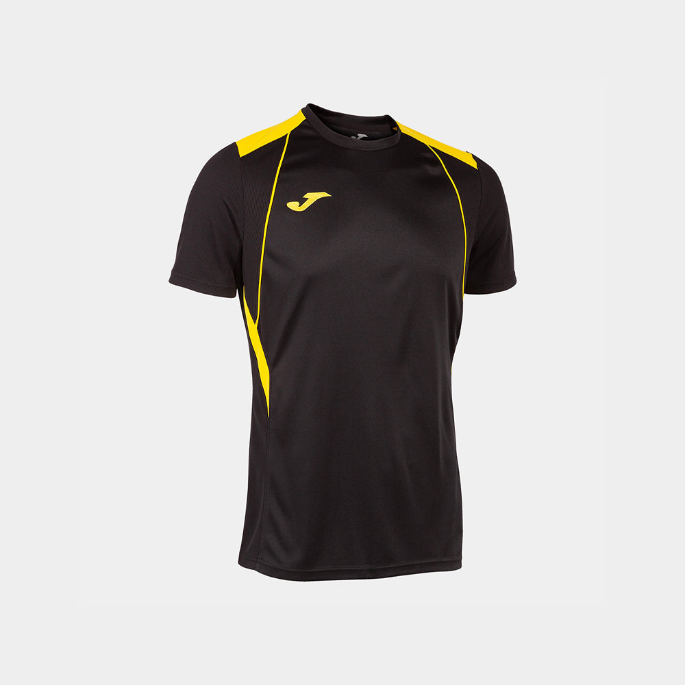 Joma Championship VII Jersey Black Yellow (Front)