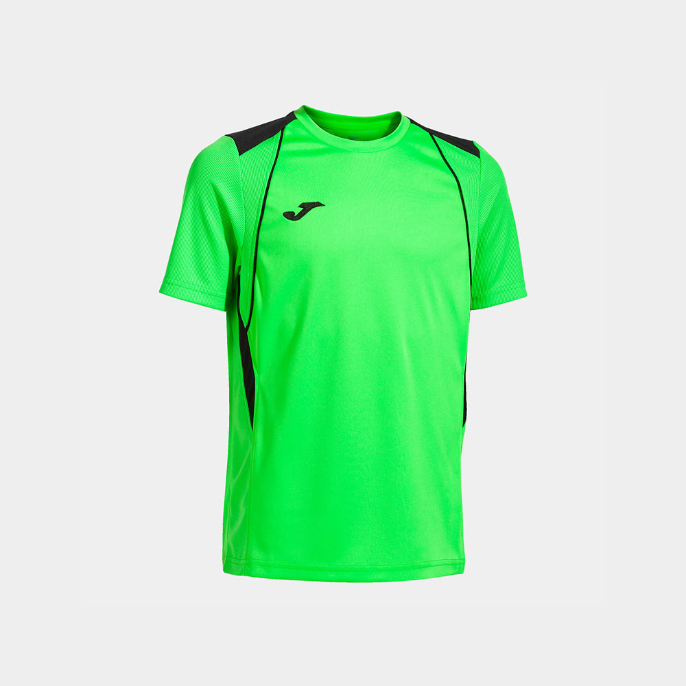 Joma Championship VII Jersey Green Fluor Black (Front)