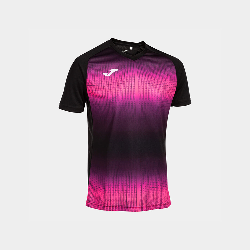 Joma Tiger V Jersey Black-Pink Fluor (Front)