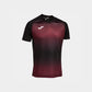 Joma Tiger V Jersey Black-Ruby (Front)
