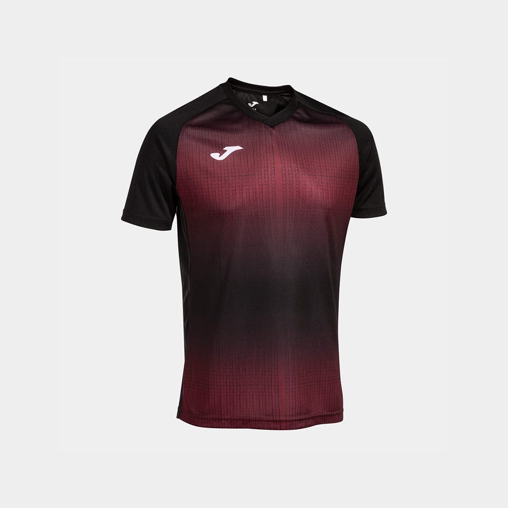 Joma Tiger V Jersey Black-Ruby (Front)
