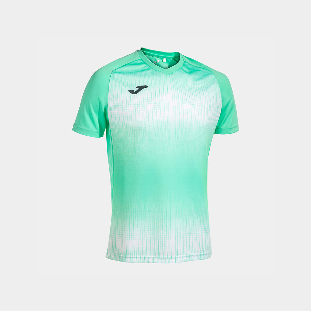 Joma Tiger V Jersey Soft Green-White (Front)
