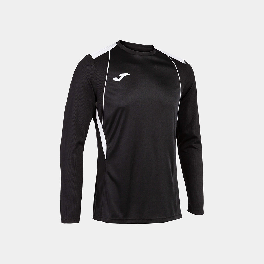 Joma YOUTH Championship VII LS Jersey Black White (Front)