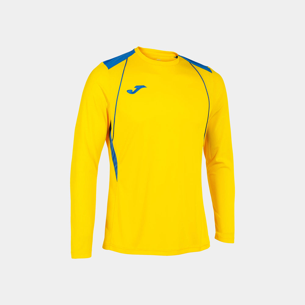 Joma YOUTH Championship VII LS Jersey Yellow Royal (Front)