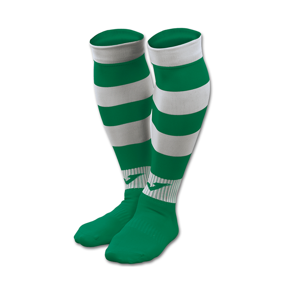 Joma Zebra II Socks - Green/White