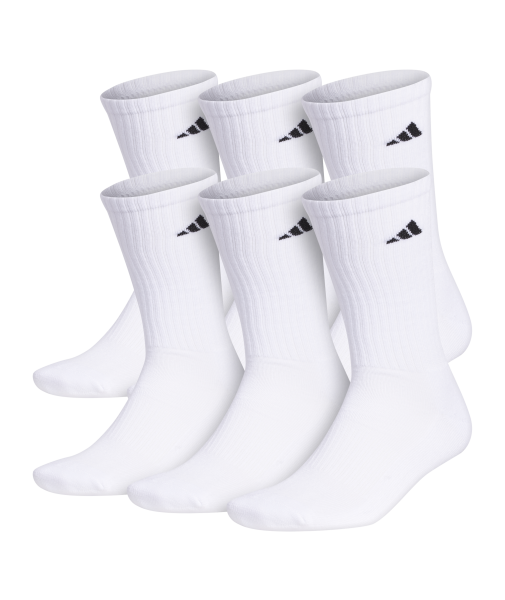 adidas Men's Athletic Cushioned 6-Pack Crew Socks