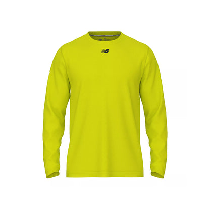 New Balance Men's Activate Long Sleeve Tech T-Shirt Hi Lite (Front)