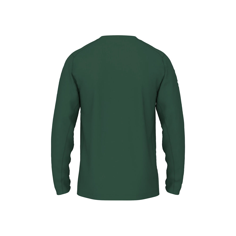 New Balance Men's Activate Long Sleeve Tech T-Shirt Team Dark Green (Back)