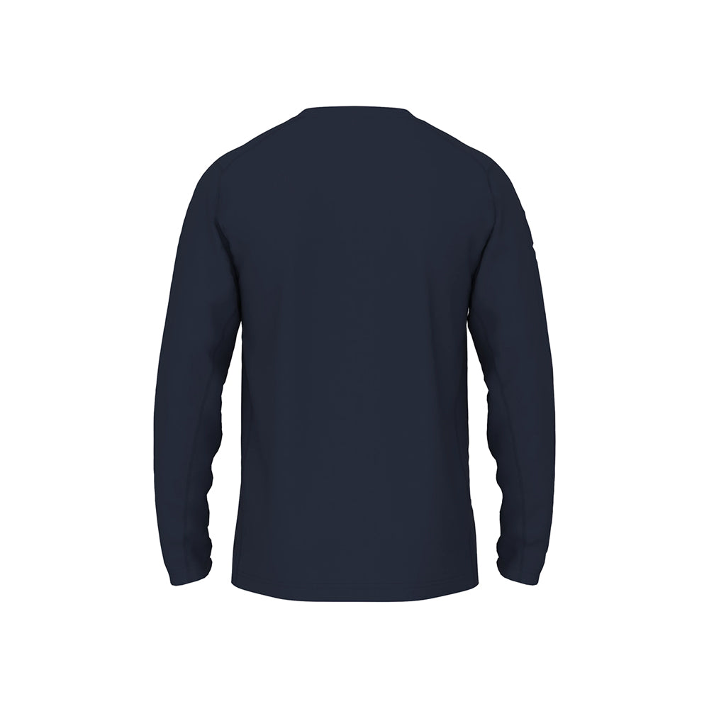 New Balance Men's Activate Long Sleeve Tech T-Shirt Team Navy (Back)