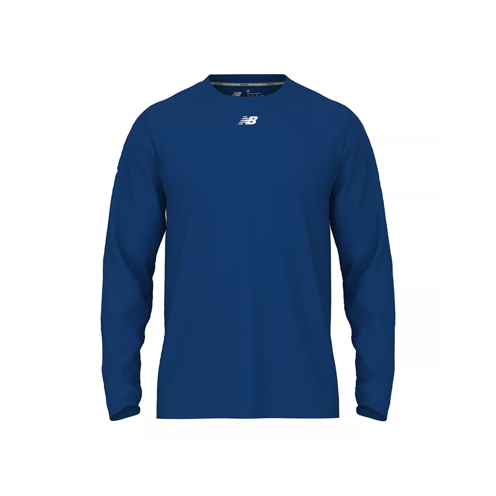 New Balance Men's Activate Long Sleeve Tech T-Shirt Team Royal (Front)
