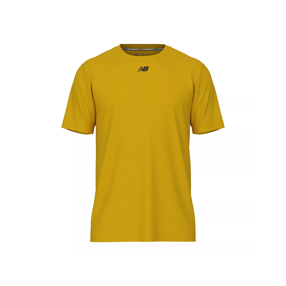 New Balance Men's Activate Tech T-Shirt Athletic Gold (Front)