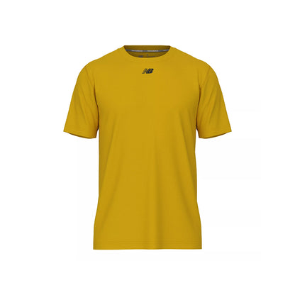 New Balance Men's Activate Tech T-Shirt Athletic Gold (Front)