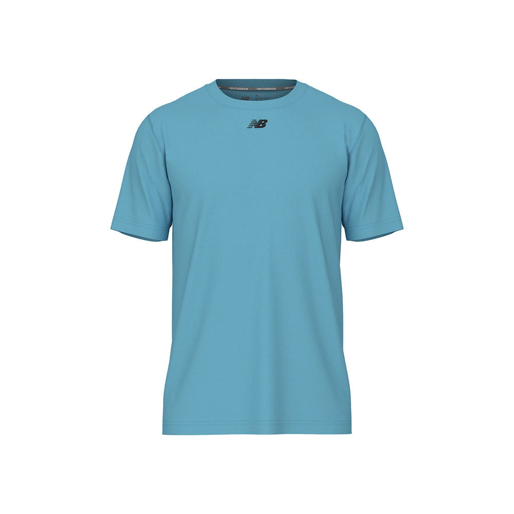 New Balance Men's Activate Tech T-Shirt Columbia Blue (Front)