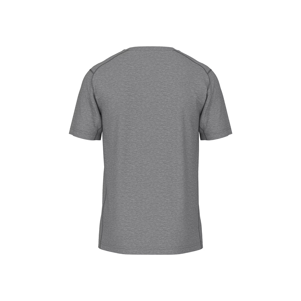 New Balance Men's Activate Tech T-Shirt Heather Grey (Back)