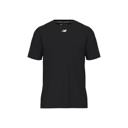 New Balance Men's Activate Tech T-Shirt Team Black (Front)