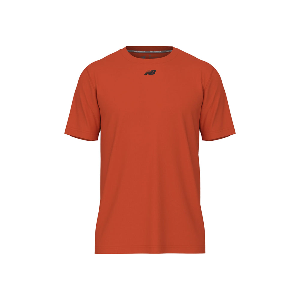 New Balance Men's Activate Tech T-Shirt Team Orange (Front)