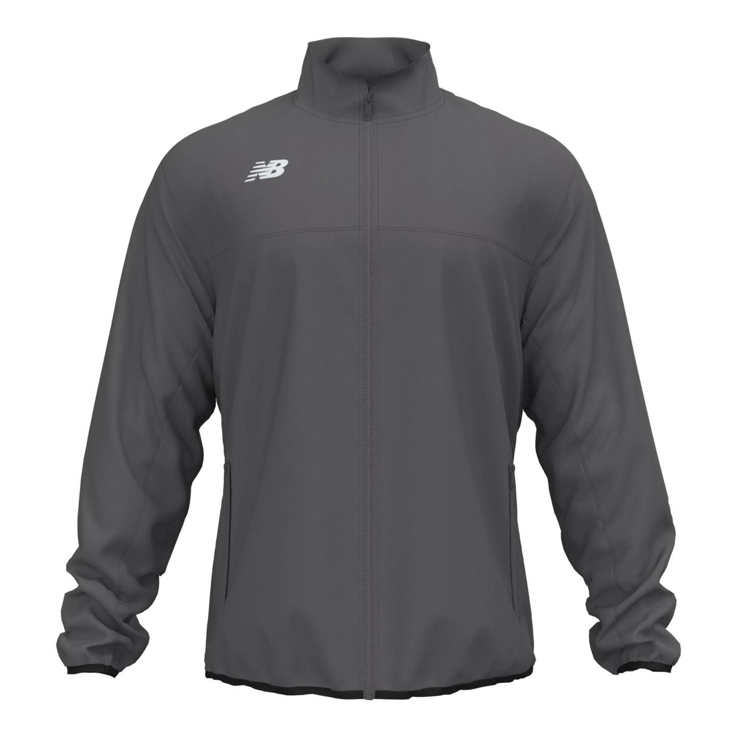 New Balance Men's Athletics Jacket Gunmetal (Front)