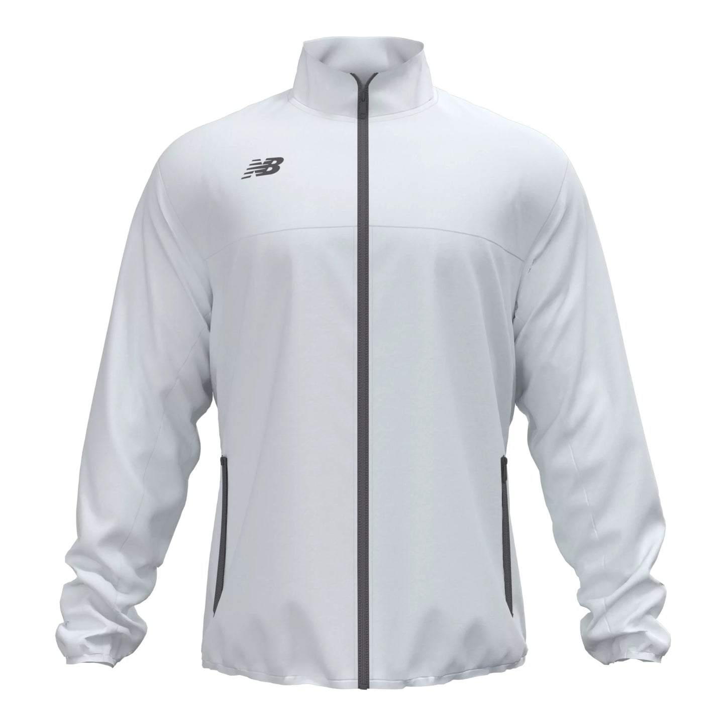 New Balance Men's Athletics Jacket White (Front)