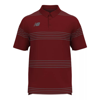 New Balance Men's Director Polo Mercury Red (Front)