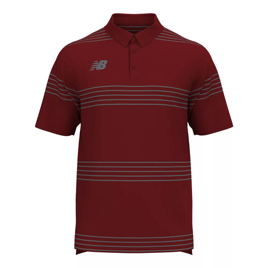 New Balance Men's Director Polo Mercury Red (Front)