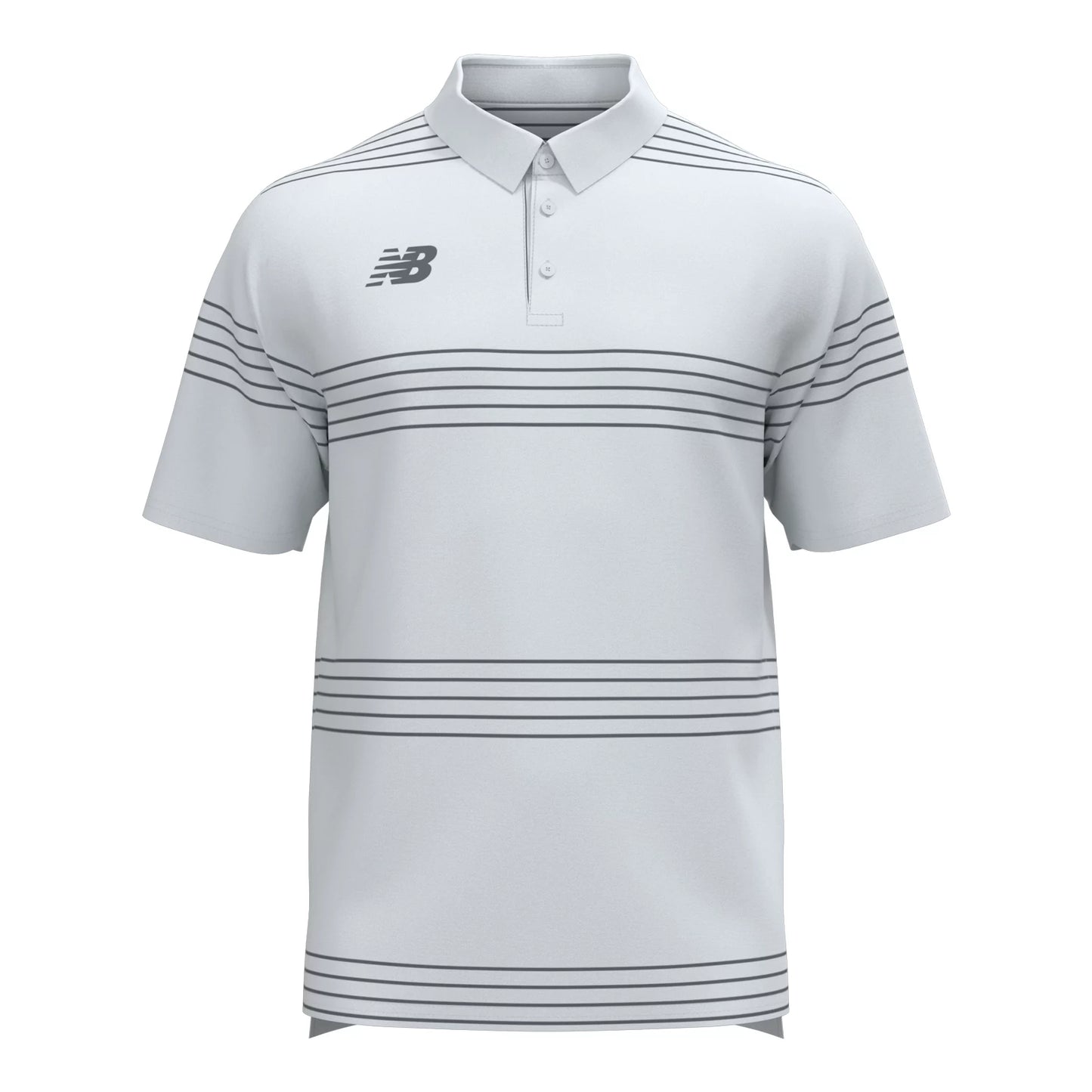 New Balance Men's Director Polo White (Front)
