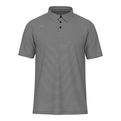 New Balance Men's Heights Polo Team Black (Front)