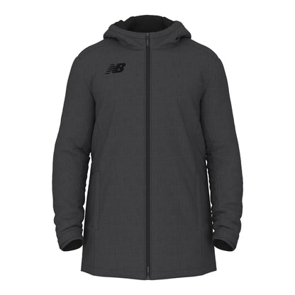 New Balance Men's Stratum Parka Gunmetal (Front)