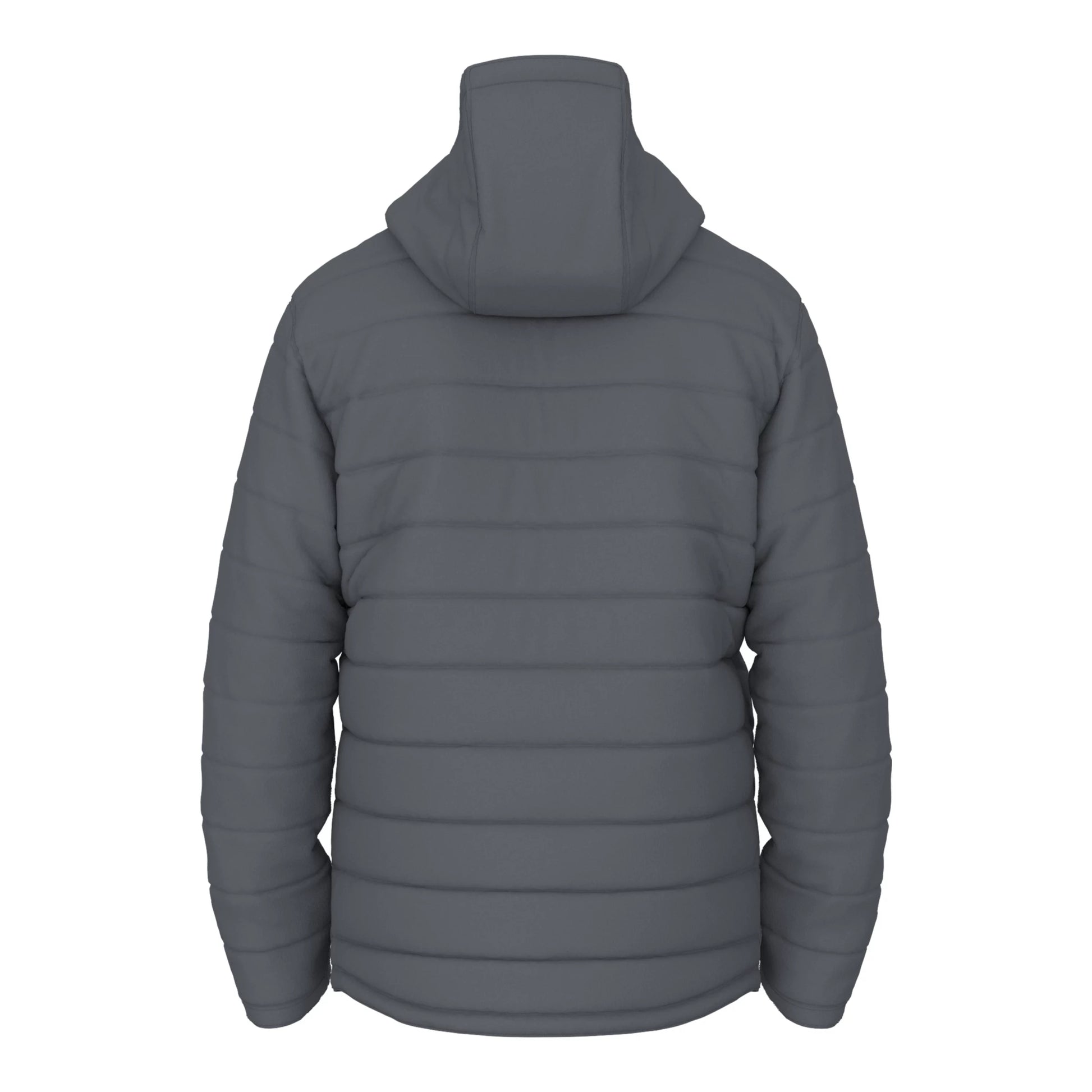 New Balance Men's Stratum Puffer Jacket Gunmetal (Back)