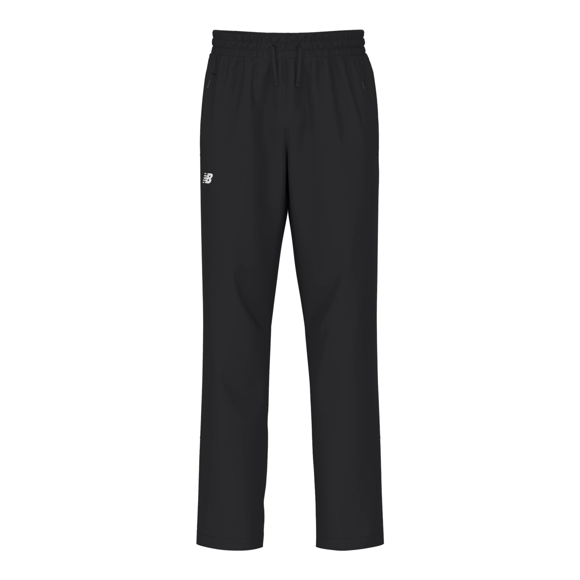 New Balance Men's Stratum Rain Pant Team Black (Front)