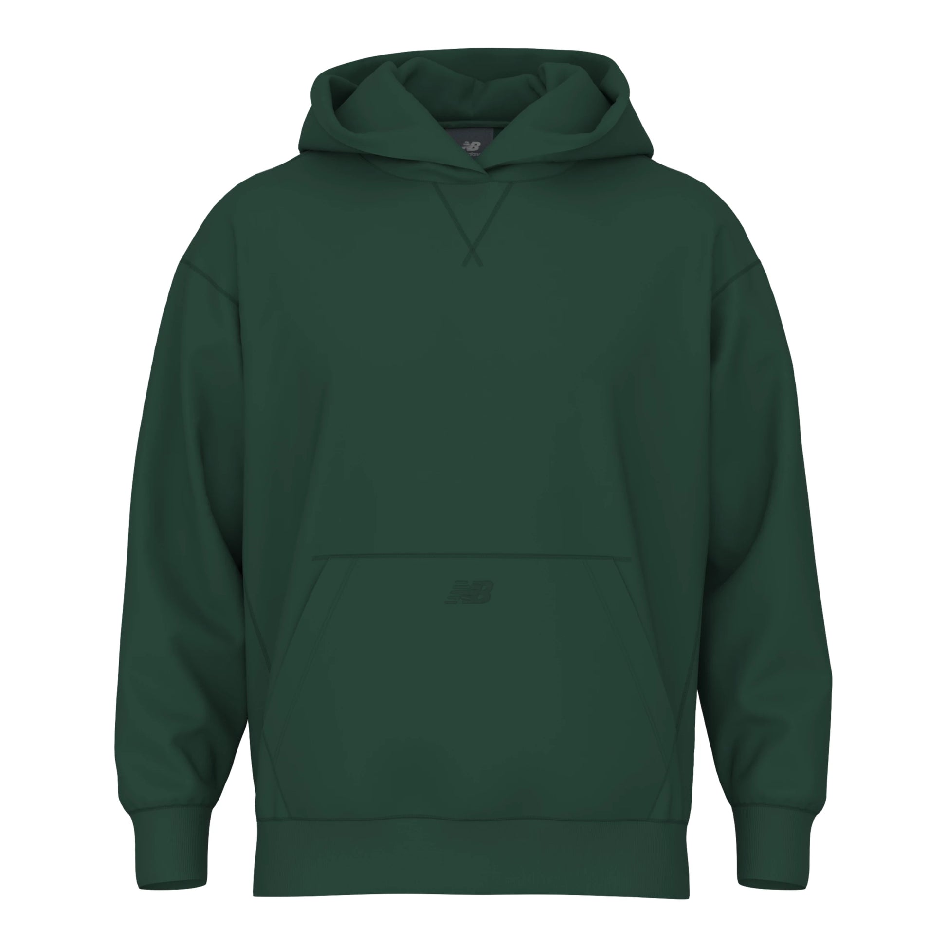 New Balance Men's Team Athletics French Terry Hoodie Nightwatch Green (Front)